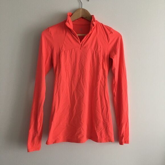 5/$15 Gapfit Coral Thumbhole Athletic Half‎ Zip Up - Picture 1 of 6